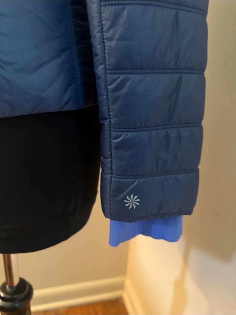 Athleta EXCELLENT CONDITION Girls Blue Warm+Fuzzy Jacket-Size 14
